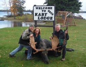 Moose hunting at Kaby Lodge